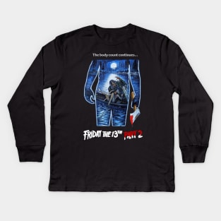 Friday the 13th Part 2 Kids Long Sleeve T-Shirt